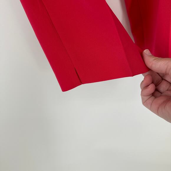 Talbots Cropped Pink Tie Belt Pockets Career Slacks Pants Womens 10 Petite - Picture 5 of 9